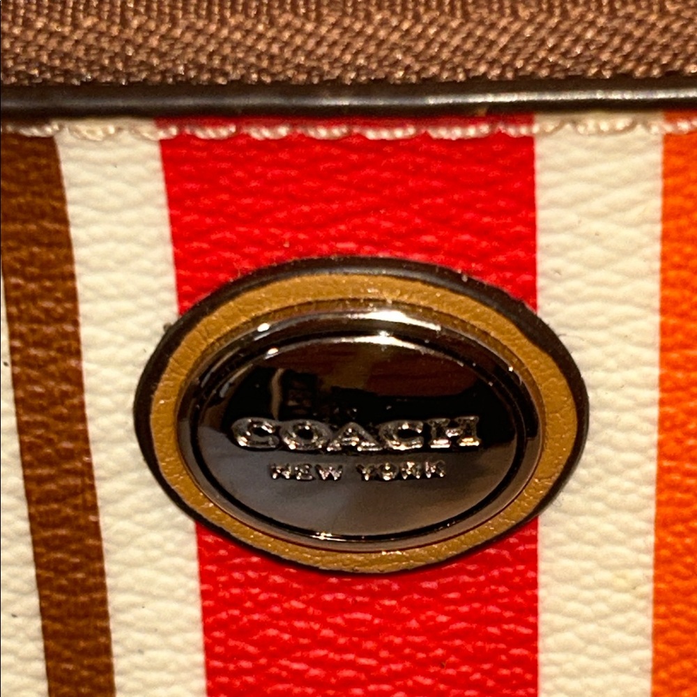 REHAB-Coach Multicolor Striped Wristlet - Picture 2 of 7